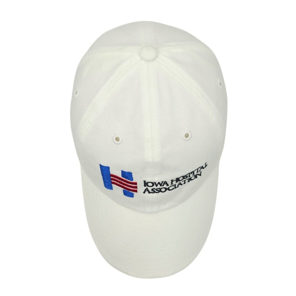 Iowa Hospital Association Embroidered Adjustable Tuck Strap Cap Trucker Hat - Picture 6 of 14